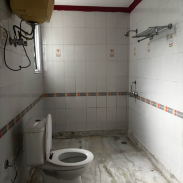 Bathroom in 4 BHK Builder Floor at Saket – for Rent