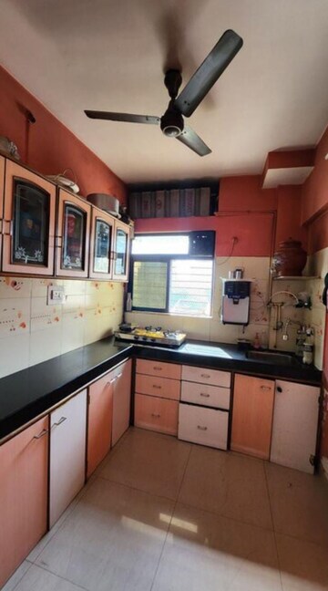 Kitchen in 1 BHK Apartment at Happy Valley, Manpada – for Rent