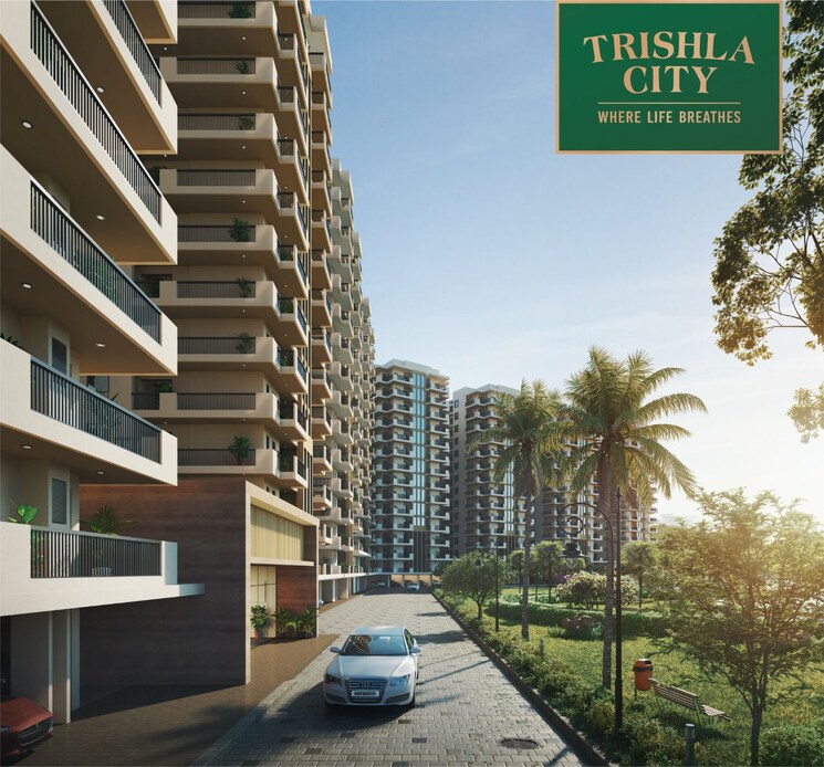 Exterior View, trishla-city 4 Bedroom 2200 Sq.Ft. Apartment In Patiala Road Zirakpur 8418840