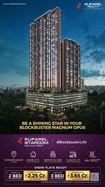 2 BHK 737 Sq.Ft. Apartment in Ruparel Stardom