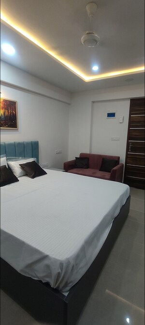 Bedroom in Studio Apartment at Okay Plus Solitaire Suites, Ramnagariya – for Sale