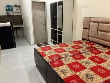 Bedroom in 1 RK Apartment at Guru Nanak Enclave, Dhakoli Village – for Rent