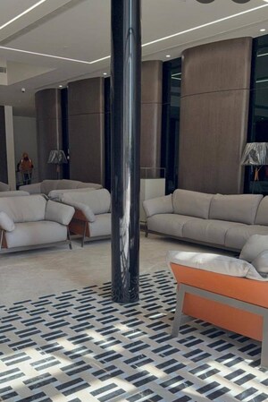 Living Room in 3 BHK Apartment at Rajapushpa Provincia, Narsingi – for Sale