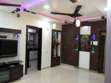 Living Room in 3 BHK Apartment at Shubharambh Complex, Manpada – for Rent