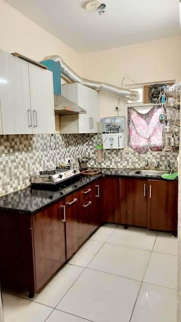Kitchen in 2 BHK Builder Floor at MS Enclave Zirakpur, Dhakoli Village – for Rent