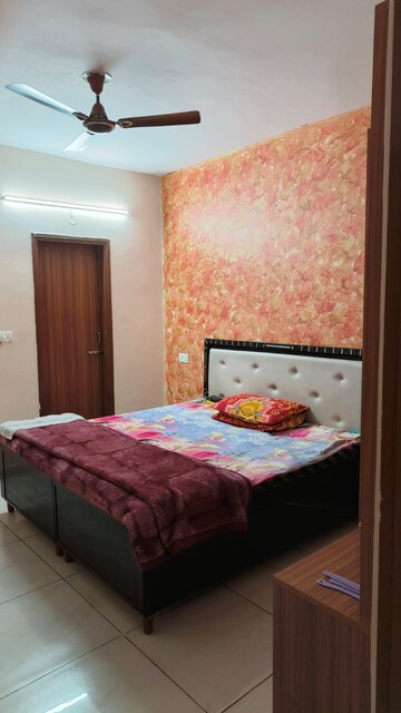 Bedroom in 2 BHK Builder Floor at MS Enclave Zirakpur, Dhakoli Village – for Rent