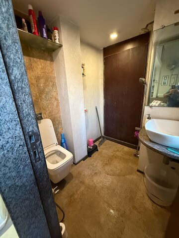 Bathroom in 2 BHK Apartment at Khar West – for Rent