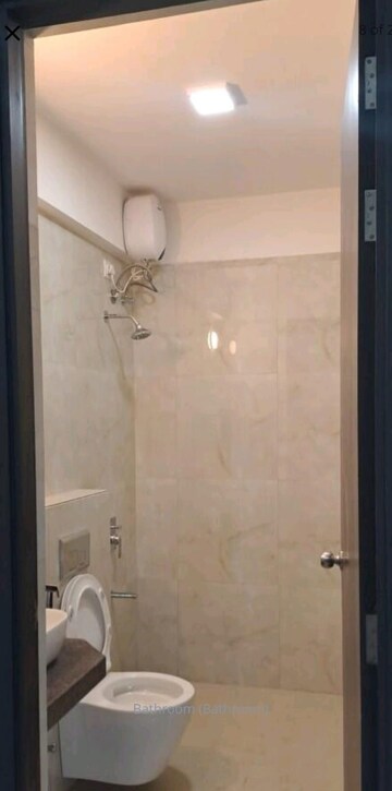 Bathroom in 2 BHK Apartment at Raymond Ten X Habitat, Pokhran Road No 2 – for Rent
