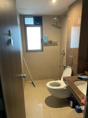Bathroom in 2 BHK Apartment at Lodha Luxuria Priva, Majiwada – for Rent