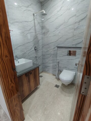 Bathroom in 3 BHK Builder Floor at Saket – for Rent