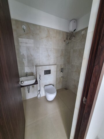 Bathroom in 2 BHK Apartment at Raymond Ten X Habitat, Pokhran Road No 2 – for Rent