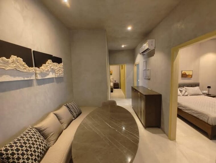 Living Room, ss-cendana 3 Bedroom 1450 Sq.Ft. Apartment In Sector 83 Gurgaon 8419569