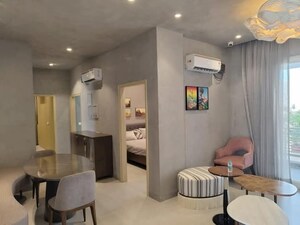 Living Room in 3 BHK Apartment at SS Cendana, Sector 83 – for Sale