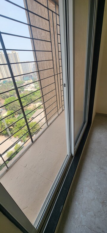 Balcony in 1 BHK Apartment at Mahavir Kalpavruksha, Ghodbunder Road – for Sale