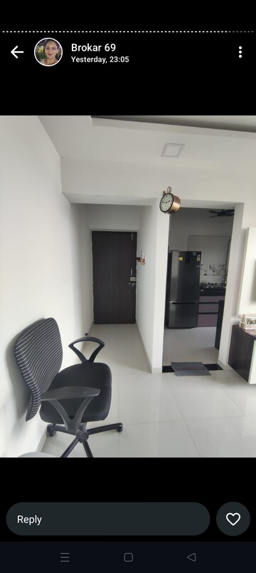Living Room in 2 BHK Apartment at Dosti West County, Balkum Pada – for Rent