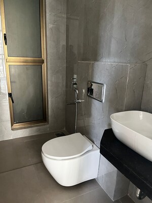 Bathroom in 2 BHK Apartment at Kalpana CHS Naupada, Naupada – for Sale