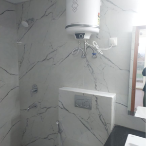 Bathroom in 3 BHK Apartment at Omaxe Lake, Mullanpur – for Sale