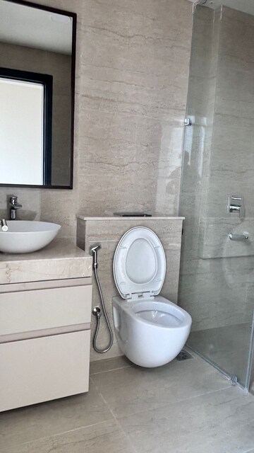 Bathroom in 3 BHK Apartment at Oberoi Maxima, Andheri East – for Rent
