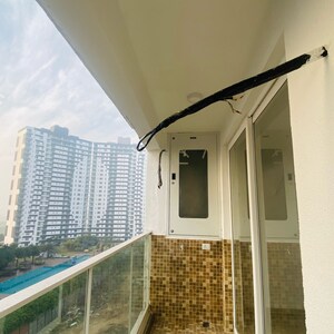 Staircase in 3 BHK Apartment at Omaxe Lake, Mullanpur – for Sale