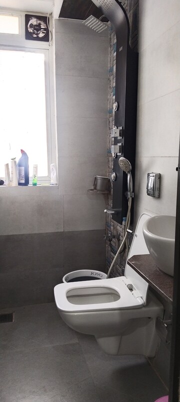 Bathroom in 2 BHK Apartment at JP Unity Tower, Lower Parel – for Rent