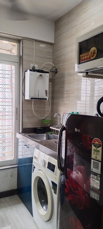 Kitchen in 2 BHK Apartment at JP Unity Tower, Lower Parel – for Rent
