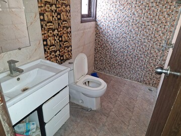 Bathroom in 3 BHK Apartment at Arocon Golf Ville, Sain Vihar – for Rent