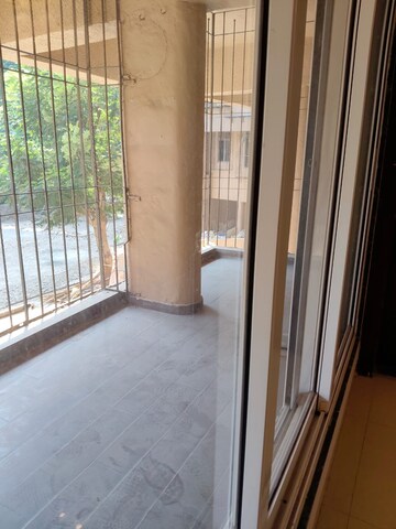Balcony in 3 BHK Apartment at Ajmera Beverly Hills and Royal Empire, Andheri West – for Rent