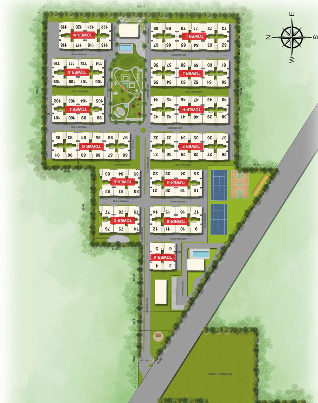 4 BHK Builder Floor For Sale in The Presidential World 