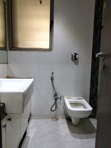 Bathroom in 3 BHK Apartment at Adhiraj Gardens, Kharghar – for Rent