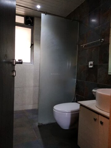 Bathroom in 3 BHK Apartment at Adhiraj Gardens, Kharghar – for Rent