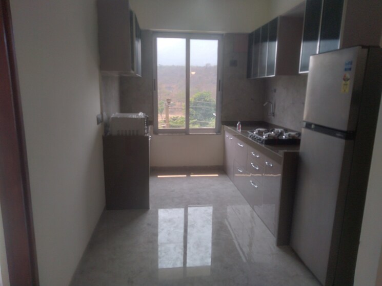 Kitchen, om-ved-heights 2 Bedroom 625 Sq.Ft. Apartment In Shirgaon Thane 8421222