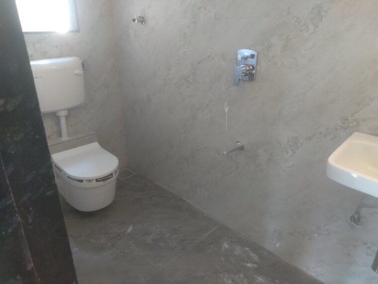 Bathroom, om-ved-heights 2 Bedroom 625 Sq.Ft. Apartment In Shirgaon Thane 8421222