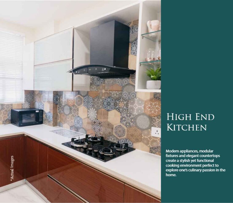 Kitchen, jms-the-nation 2.5 Bedroom 1160 Sq.Ft. Apartment In Sector 95 Gurgaon 8421343