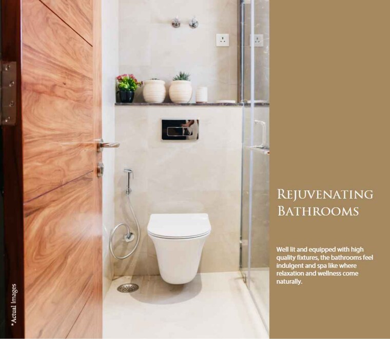 Bathroom, jms-the-nation 2.5 Bedroom 1160 Sq.Ft. Apartment In Sector 95 Gurgaon 8421343
