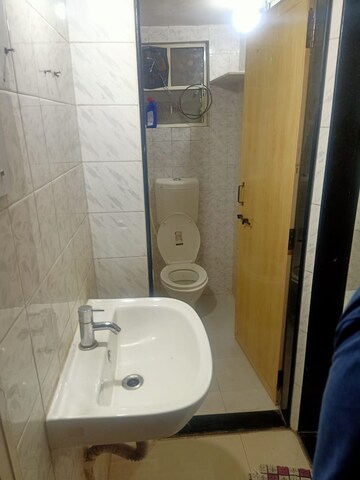 Bathroom in 1 RK Apartment at Popular Heights, Koregaon Park – for Rent