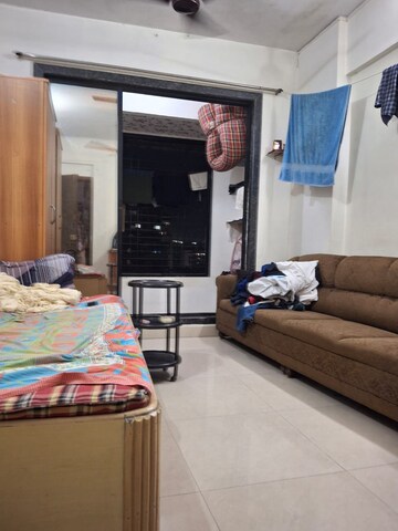 Living Room in 1 BHK Apartment at Mahape – for Rent