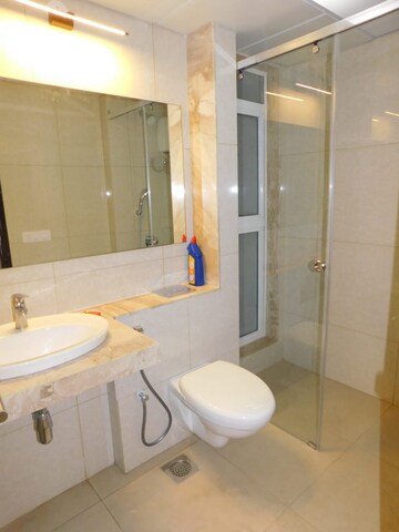 Bathroom in 3 BHK Apartment at L&T Emerald Isle, Powai – for Rent