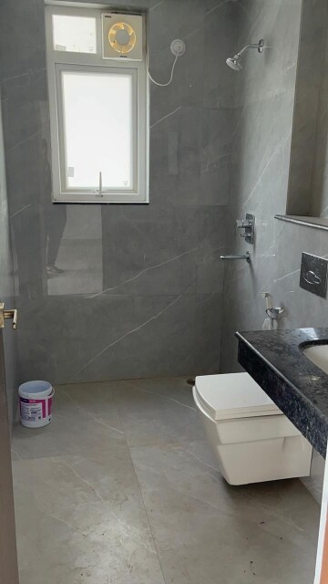 Bathroom in 2 BHK Apartment at Omega Green Park, Faizabad Road – for Sale