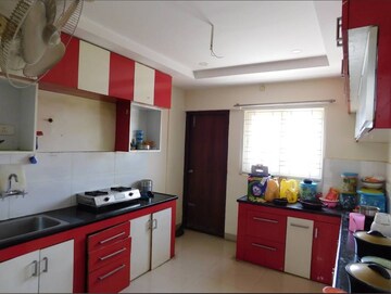 Kitchen in 2 BHK Apartment at Rainbow Vistas, Hi Tech City – for Rent