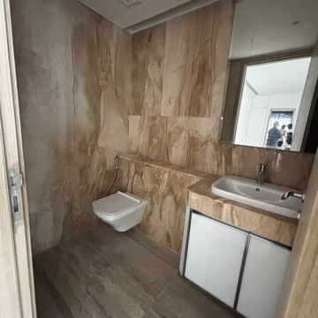 Bathroom in 4 BHK Apartment at Rustomjee Crown, Gokhale Road – for Rent