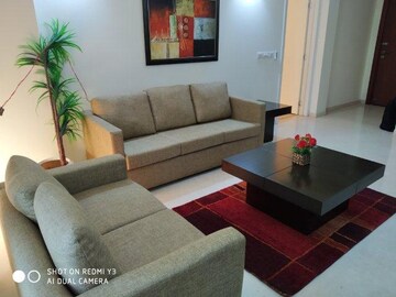 Living Room in 3 BHK Apartment at DLF Park Place, Sector 54 – for Rent