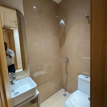 Bathroom in 4 BHK Builder Floor at Ansal API Esencia, Sector 67 – for Sale