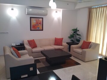 Living Room in 3 BHK Apartment at DLF Park Place, Sector 54 – for Rent