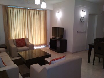 Living Room in 3 BHK Apartment at DLF Park Place, Sector 54 – for Rent