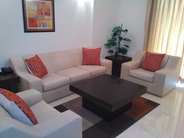 Living Room in 3 BHK Apartment at DLF Park Place, Sector 54 – for Rent
