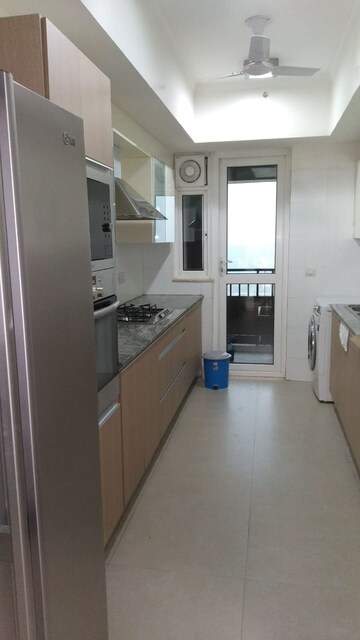 Kitchen in 3 BHK Apartment at DLF Park Place, Sector 54 – for Rent