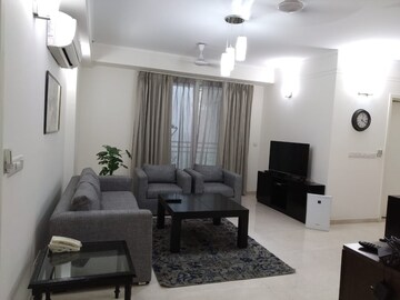 Living Room in 3 BHK Apartment at DLF Park Place, Sector 54 – for Rent