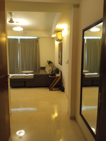 Living Room in 3 BHK Apartment at DLF Park Place, Sector 54 – for Rent