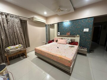 Bedroom in 3.5 BHK Apartment at Kolte Patil 24K Glitterati, Pimple Nilakh – for Rent
