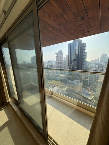 Balcony in 3 BHK Apartment at Dheeraj Celestial, Bandra West – for Rent